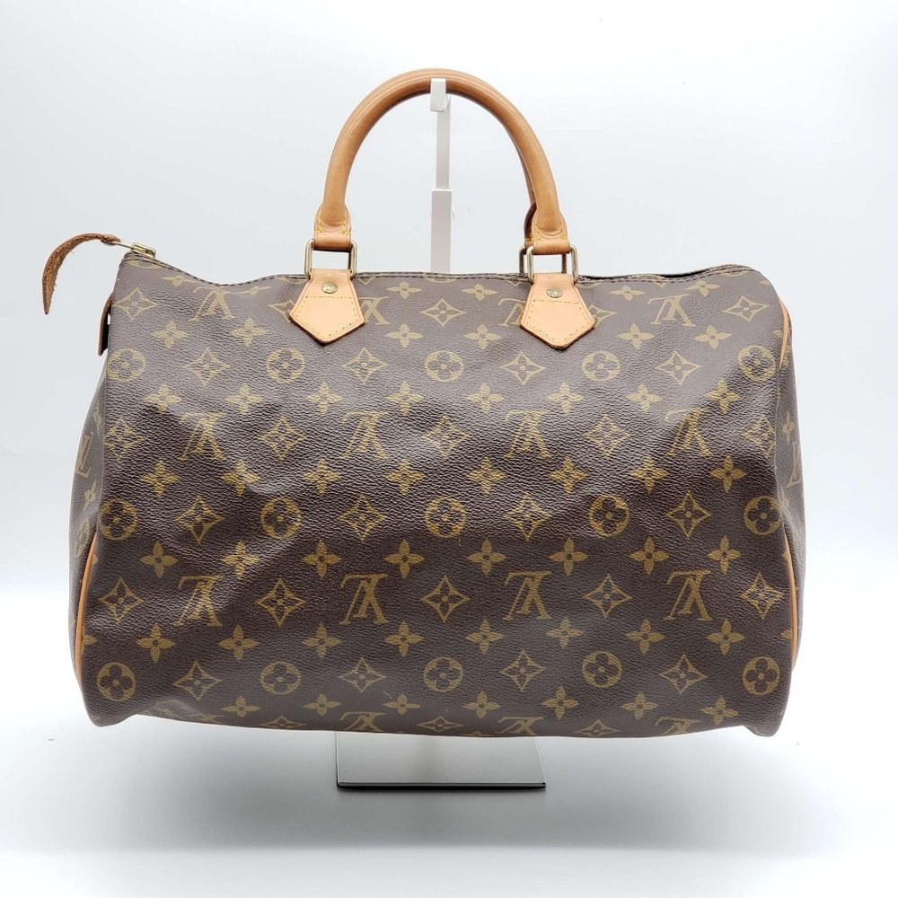 Louis Vuitton Speedy 35 Monogram Hand Bag - Picture 2 of 12